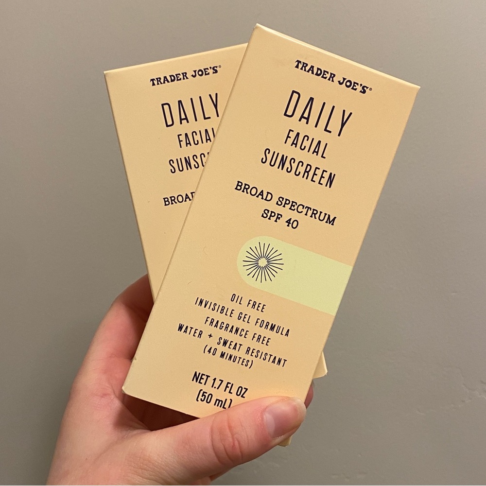 2 PACK Trader Joe’s Daily Facial Sunscreen